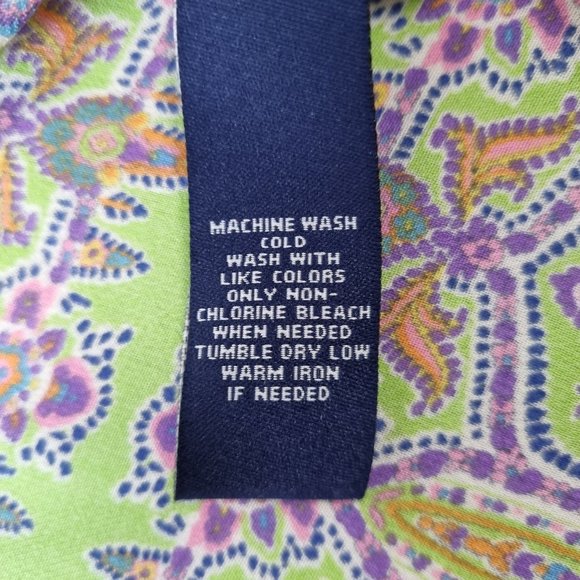 Chaps EST 1978 Women's Print Shirt Size M - Picture 10 of 12